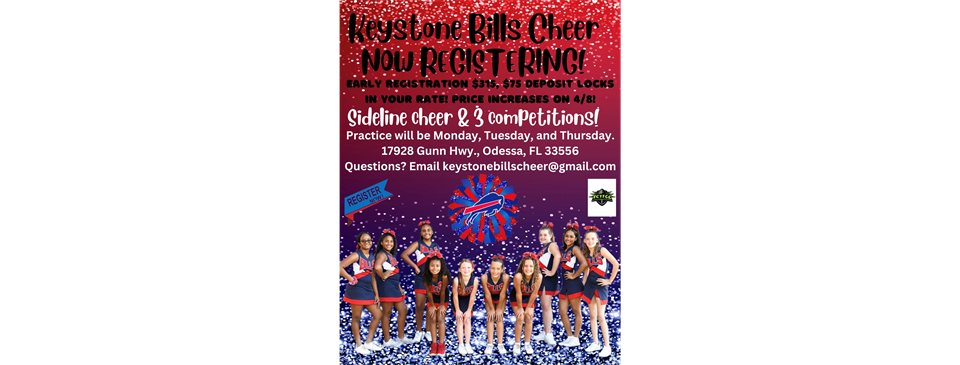 2023 Fall Cheer Registration