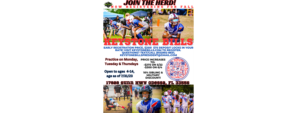2023 Fall Football Registration