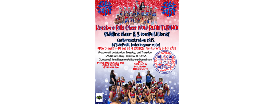 2023 Fall Cheer Registration