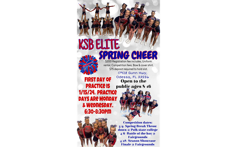 2023 SPRING Cheer Registration
